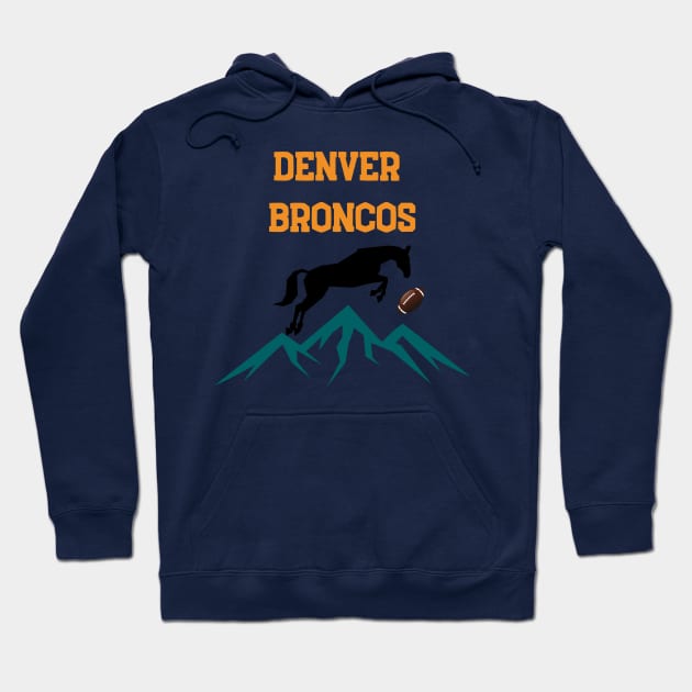 Denver broncos Hoodie by Benjamin Customs